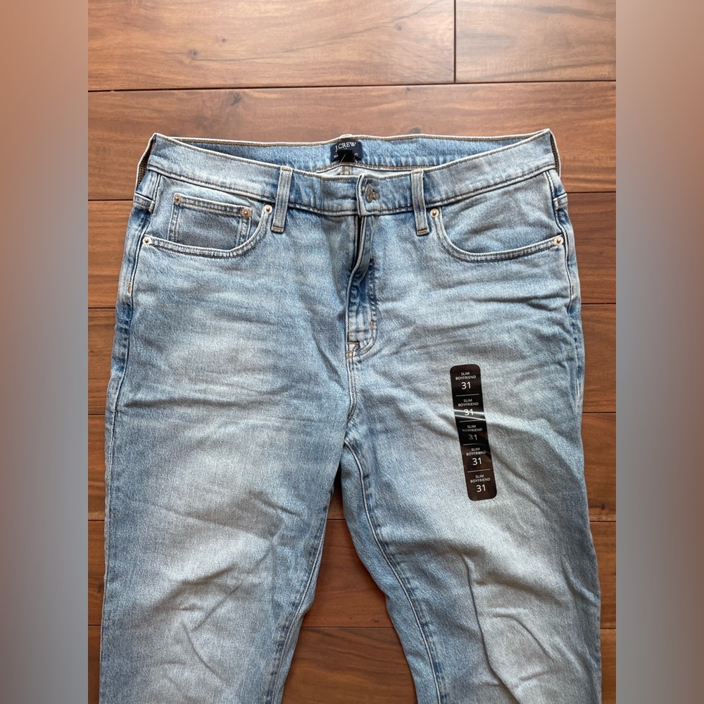 J. Crew Slim boyfriend Women Jeans 31 NWT - Picture 3 of 8